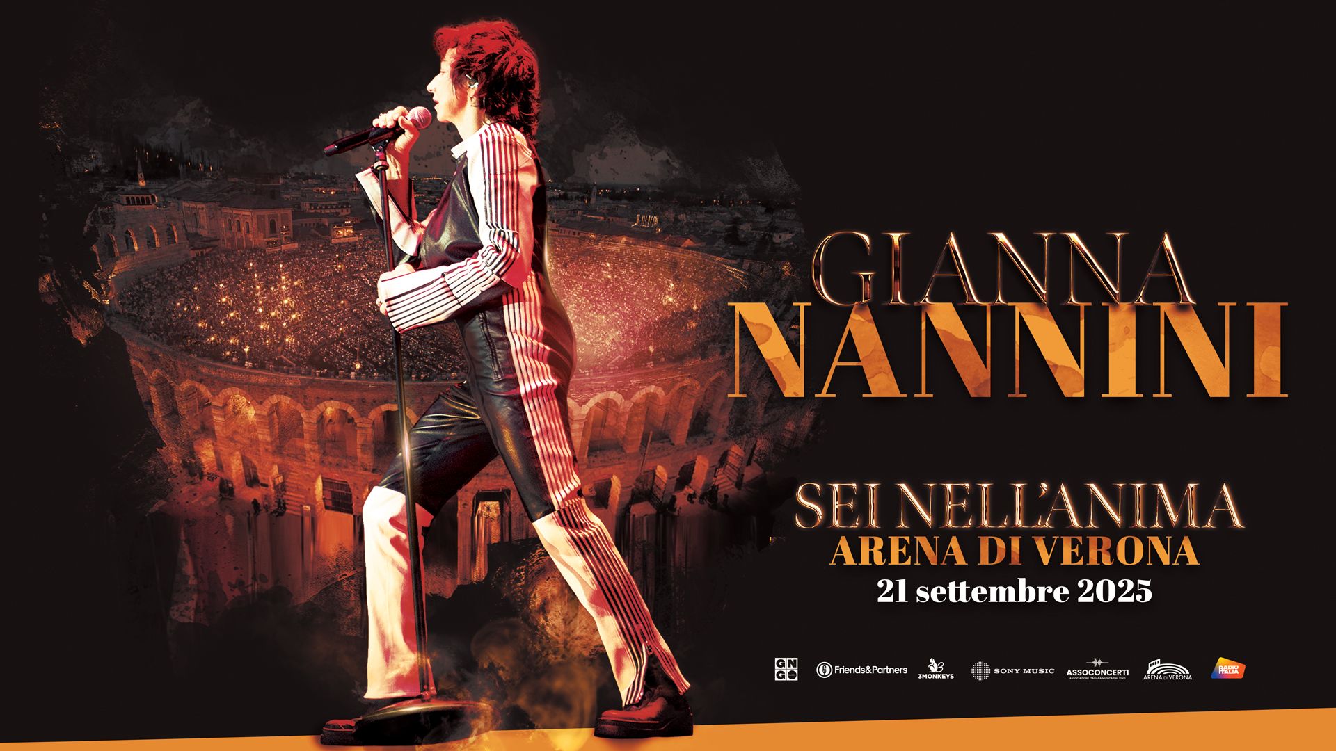 Gianna Nannini all'Arena di Verona: tutte le info per i biglietti